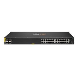 HPE Aruba 6000 24 Port 10/100/1000 4xSFP 370W PoE Switch (R8N87A)