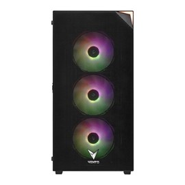 Vento VG3400S 4x12CM RGB Fan Mesh Panel Atx Kasa (PSU Yok)