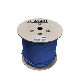 AGER AC-600-5-BL 500MT U/UTP CAT6 MAVI 250MHZ 23AWG %100 BAKIR NETWORK KABLOSU