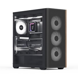 Aerocool D501A Type-C A-RGB (AE-D501A-BK) ATX Siyah Kasa (PSU Yok)