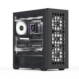 Aerocool D502A Type-C A-RGB (AE-D502A-BK) ATX Siyah Kasa (PSU Yok)