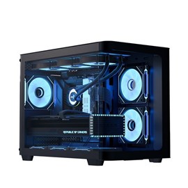 Aerocool P300C Mirror A-RGB (AE-P300C-BK) mATX Siyah Kasa (PSU Yok)