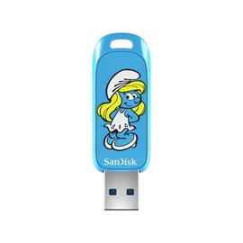 SanDisk SDCZIS-256G-G46 Smurfs 256GB USB 3.2 Gen 1 Flash Bellek
