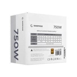 Everest Rampage Mate 750W 80+ Bronze Beyaz Güç Kaynağı  (MATE M750B)