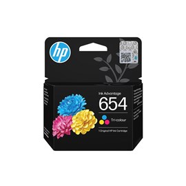 HP 7FP38UE 654 200 Sayfa Üç Renkli Mürekkep Kartuş
