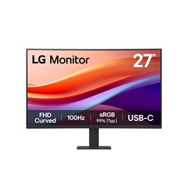LG 27" 27U421A-B 1920x1080 FHD 5MS 100Hz USB-C Curved Monitör