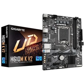 Gigabyte H610M K V2 DDR5 Intel H610 Soket 1700 Micro ATX Anakart