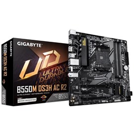 Gigabyte B550M DS3H AC R2 DDR4 AMD B550 Soket AM4 Micro ATX Anakart