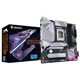 Gigabyte B760M AORUS ELITE WIFI6E GEN5 DDR5 Intel B760 Soket 1700 Micro ATX Anakart
