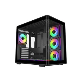 Cooler Master Elite 600 Siyah ARGB 7x12cm Fanlı Tempered Glass (E600-KGNN-S02) Mid Tower Kasa