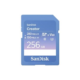 SANDISK Creator 256GB SDXC UHS-II 280MB/s (SDSDXEP-256G-GNCIS) Hafıza Kartı