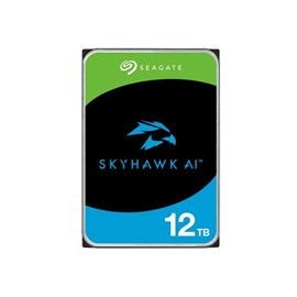 SEAGATE SKYHAWK AI 12TB 3.5" SATA 7200RPM 512MB 7/24 ST12000VE003 Güvenlik Diski