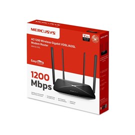 Mercusys MB430-DSL AC1200 Kablosuz Gigabit VDSL/ADSL Modem Router