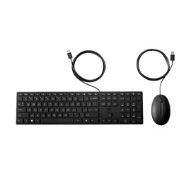 HP 320MK Kablolu Klavye Mouse Set Siyah (9SR36UT)