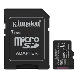 Kingston SDCS3/1TB Canvas Select Plus 1TB microSD Hafıza Kartı