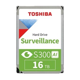 Toshiba S300 AI 16TB 3.5" 7200RPM SATA 1024MB MG11ACA16TE-V 7/24 Güvenlik Diski