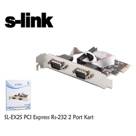S-LINK SL-EX2S 2 Port Pcı Express To Rs232 Pcı Express Kart