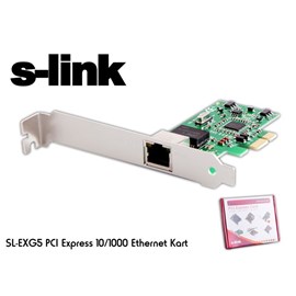 S-Link SL-EXG5 PCI Express 10/1000 Ethernet Kart