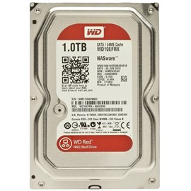 WD Red 1TB Intellipower 3.5" Sata 3.0 64Mb Cache WD10EFRX 7/24 Nas Disk