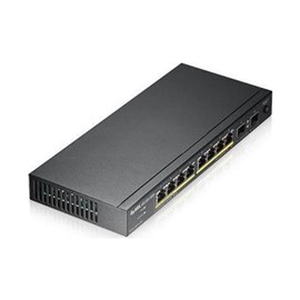 Zyxel GS1100-10HP 8 Port 10x10/100/1000 2x SFP PoE Yönetilemez Switch