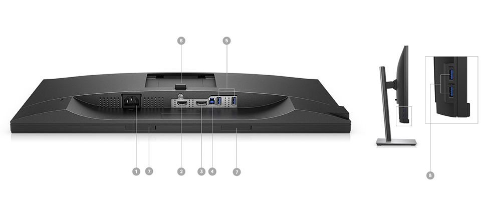 Горизонтальный монитор. Монитор dell p2418d. 23.8